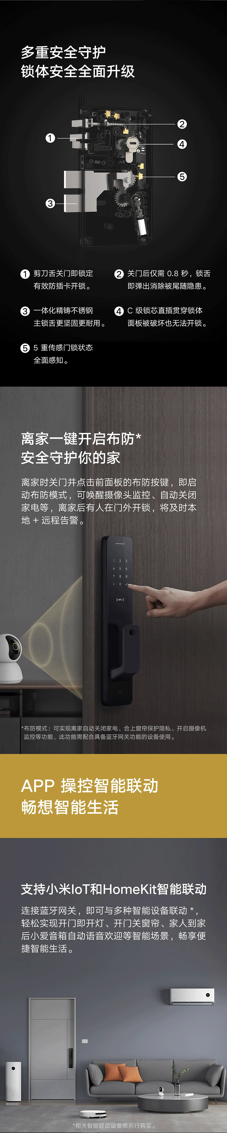 小米智能门锁1S售价低至799元-多多发布网(图4)